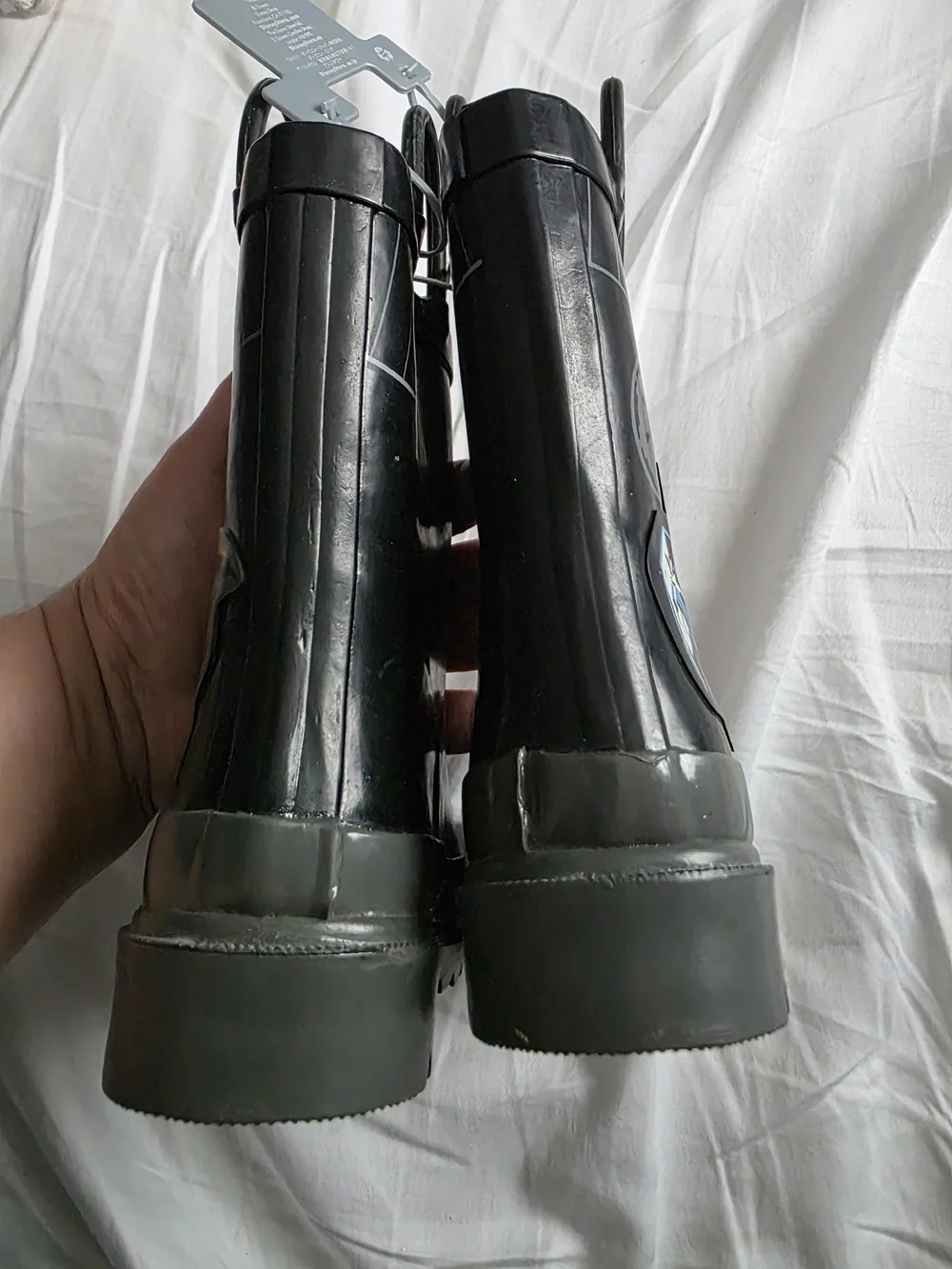 Disney Kids Rain Boots with Pull Handles Star wars